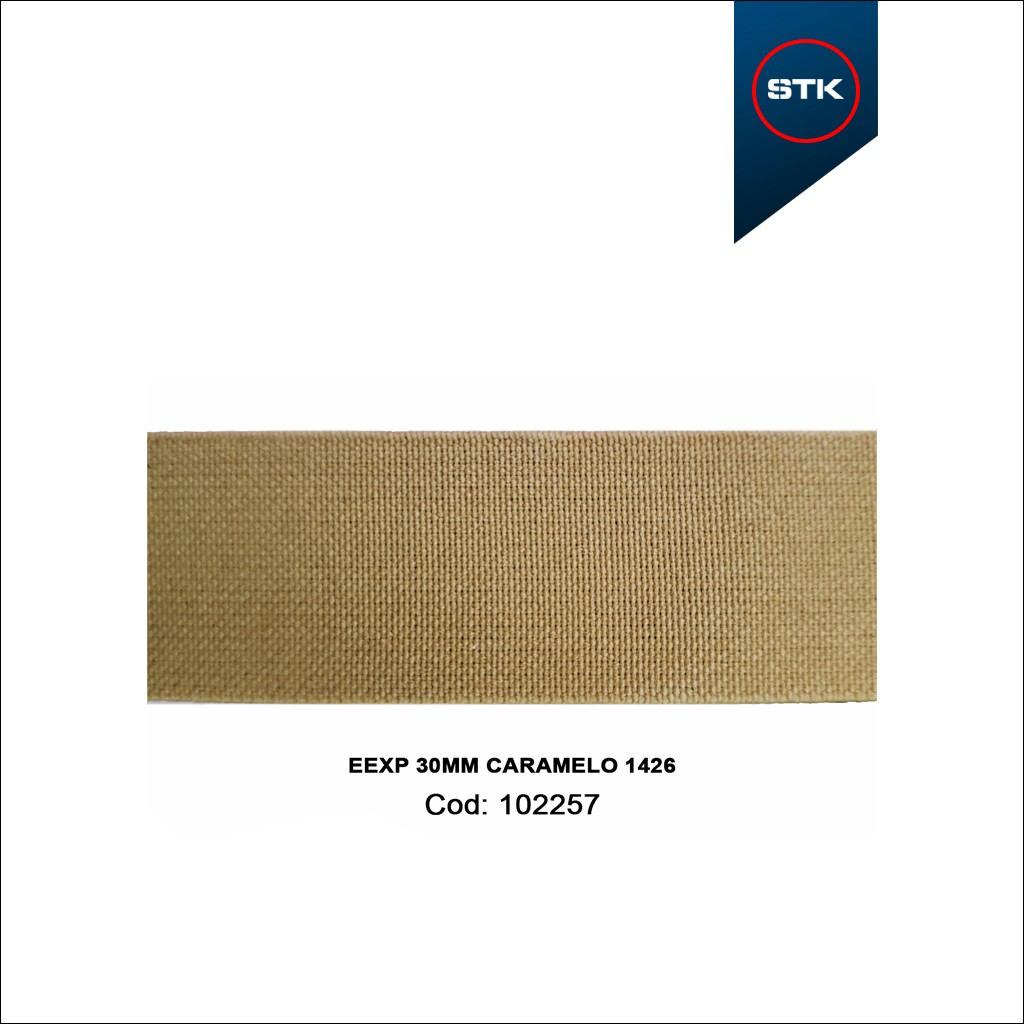 ELÁSTICO STK 156 EXPORTAÇÃO 30MM CARAMELO 1426