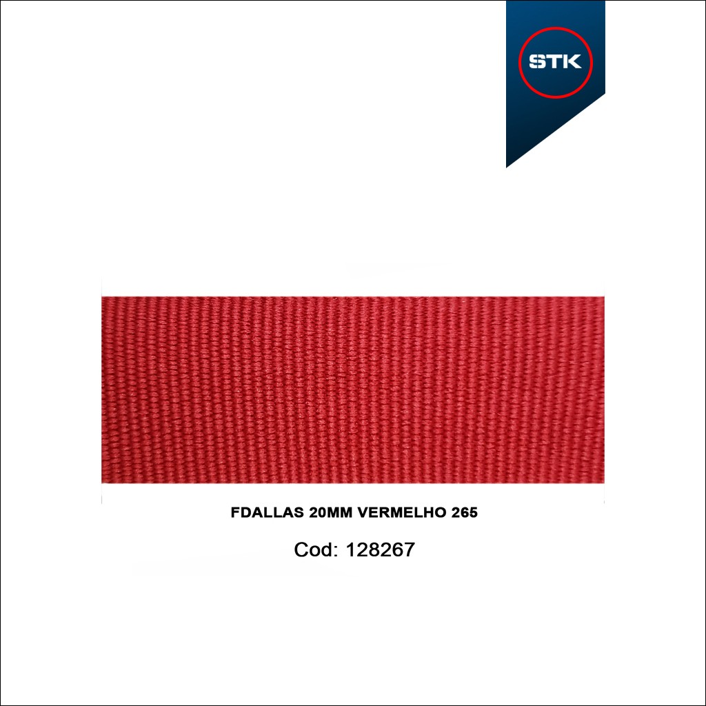 FITA DALLAS 20MM VERMELHO 265